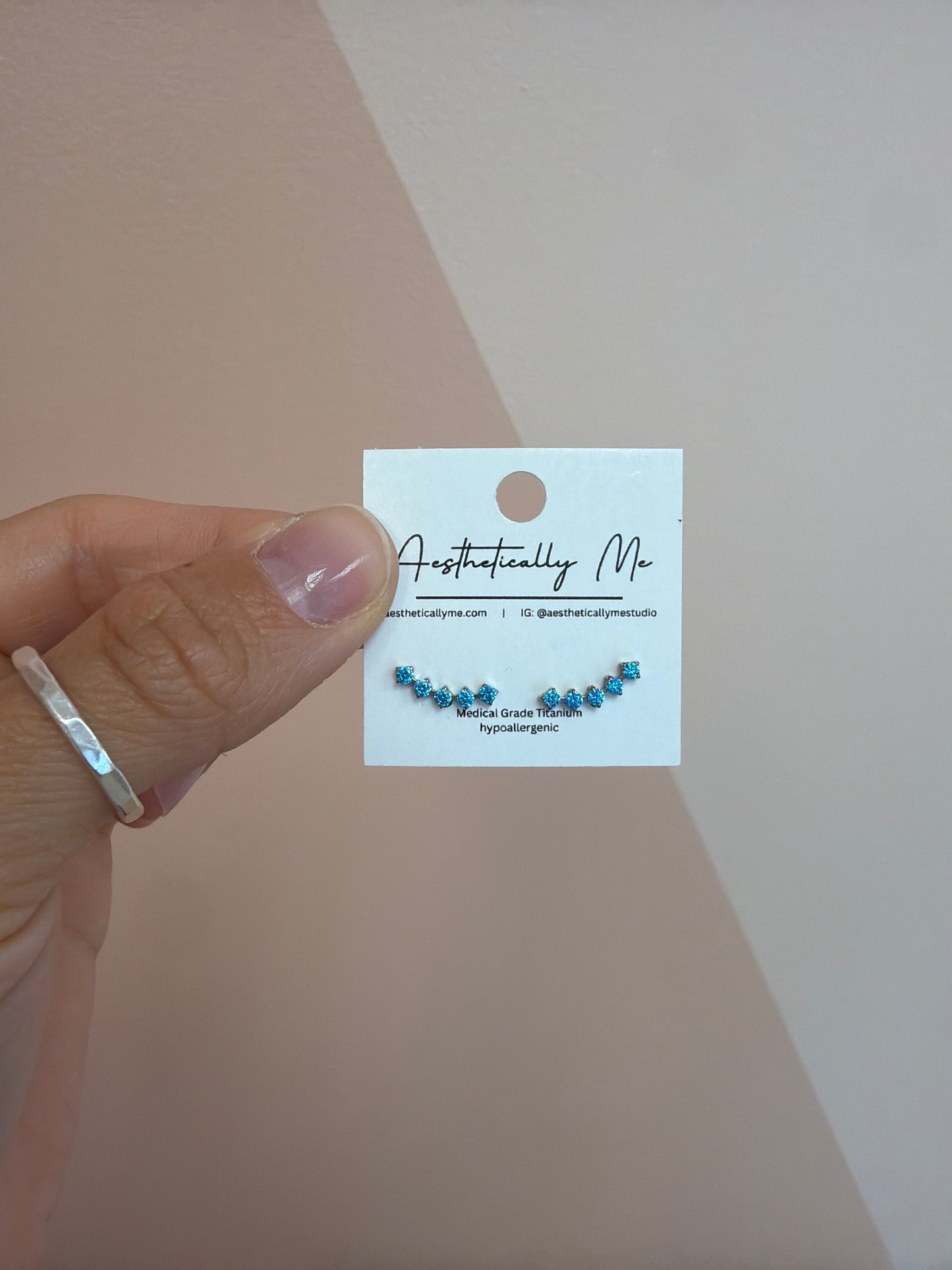 Rhinestone Sleeper Ear Climbers