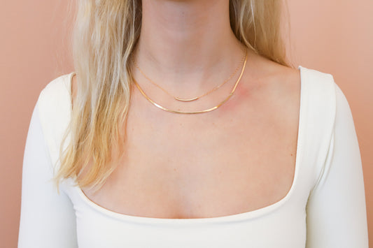 3mm Herringbone Necklace