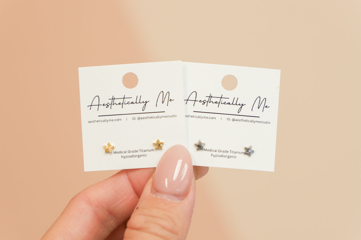 Starburst Star Sleeper Studs