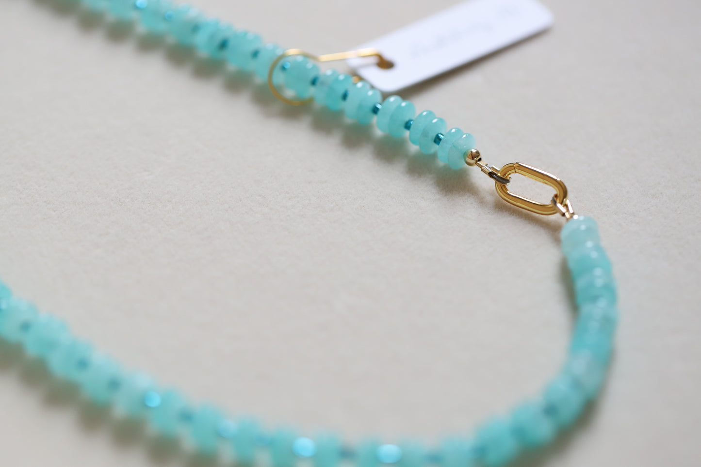 Cool Water Beaded Necklace