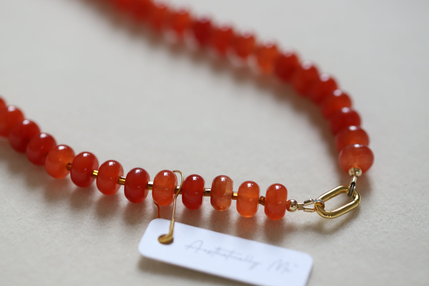 Spit Fire Beaded Necklace