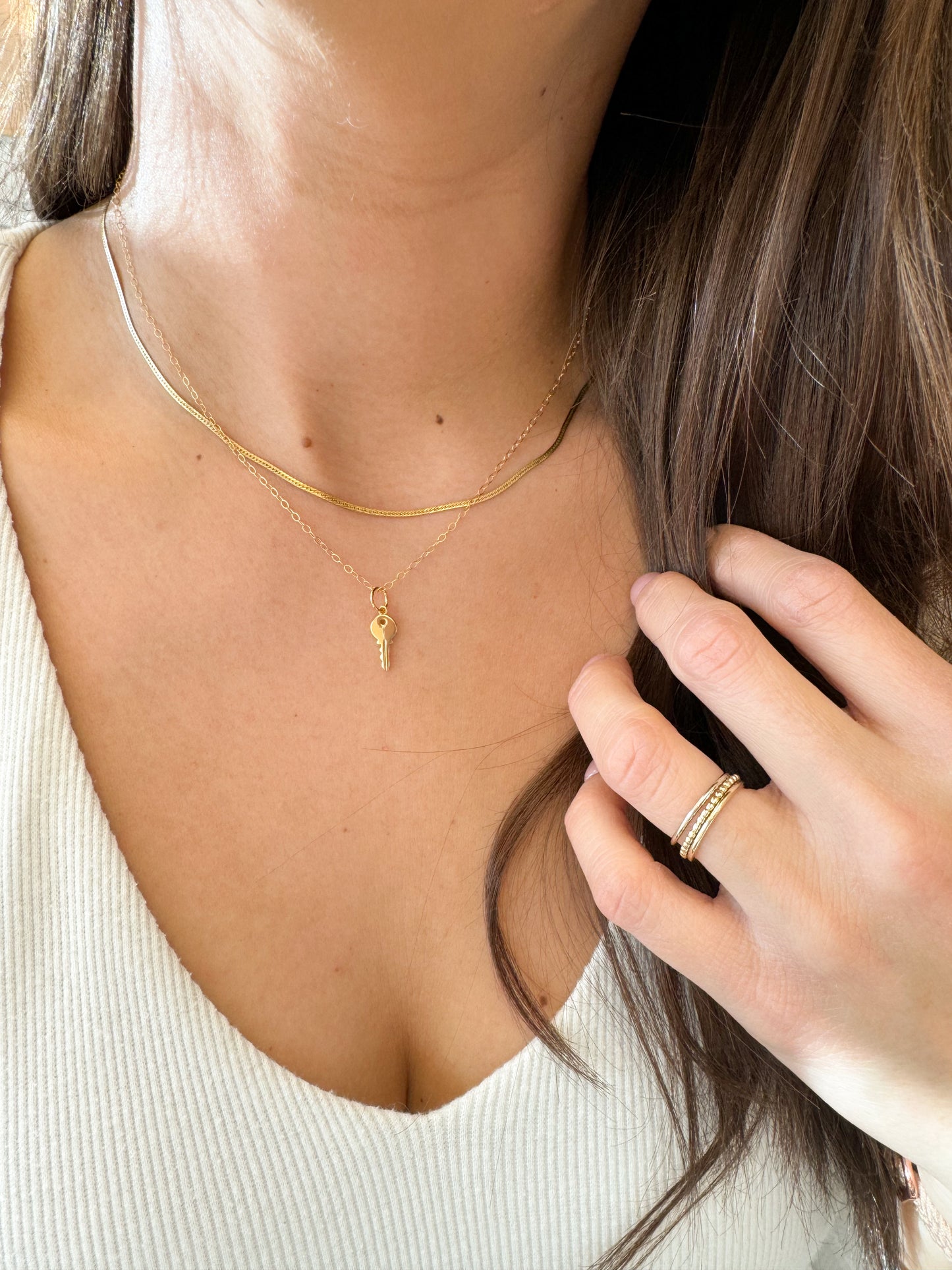Key To My Heart 16-18” Necklace