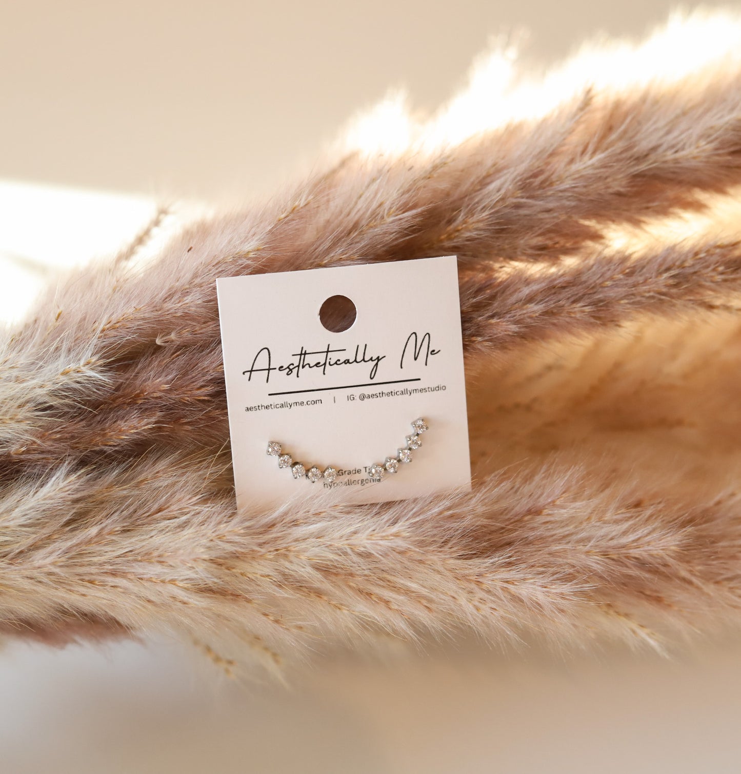 Rhinestone Sleeper Ear Climbers