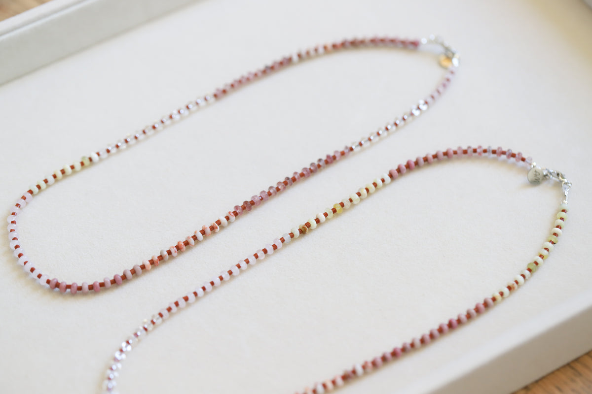 Rosy Cheeks Beaded Necklace