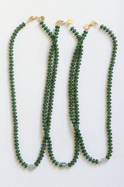 Mossy Little Thing Beaded Necklace