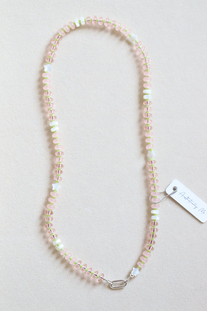 Champagne Problems Beaded Necklace