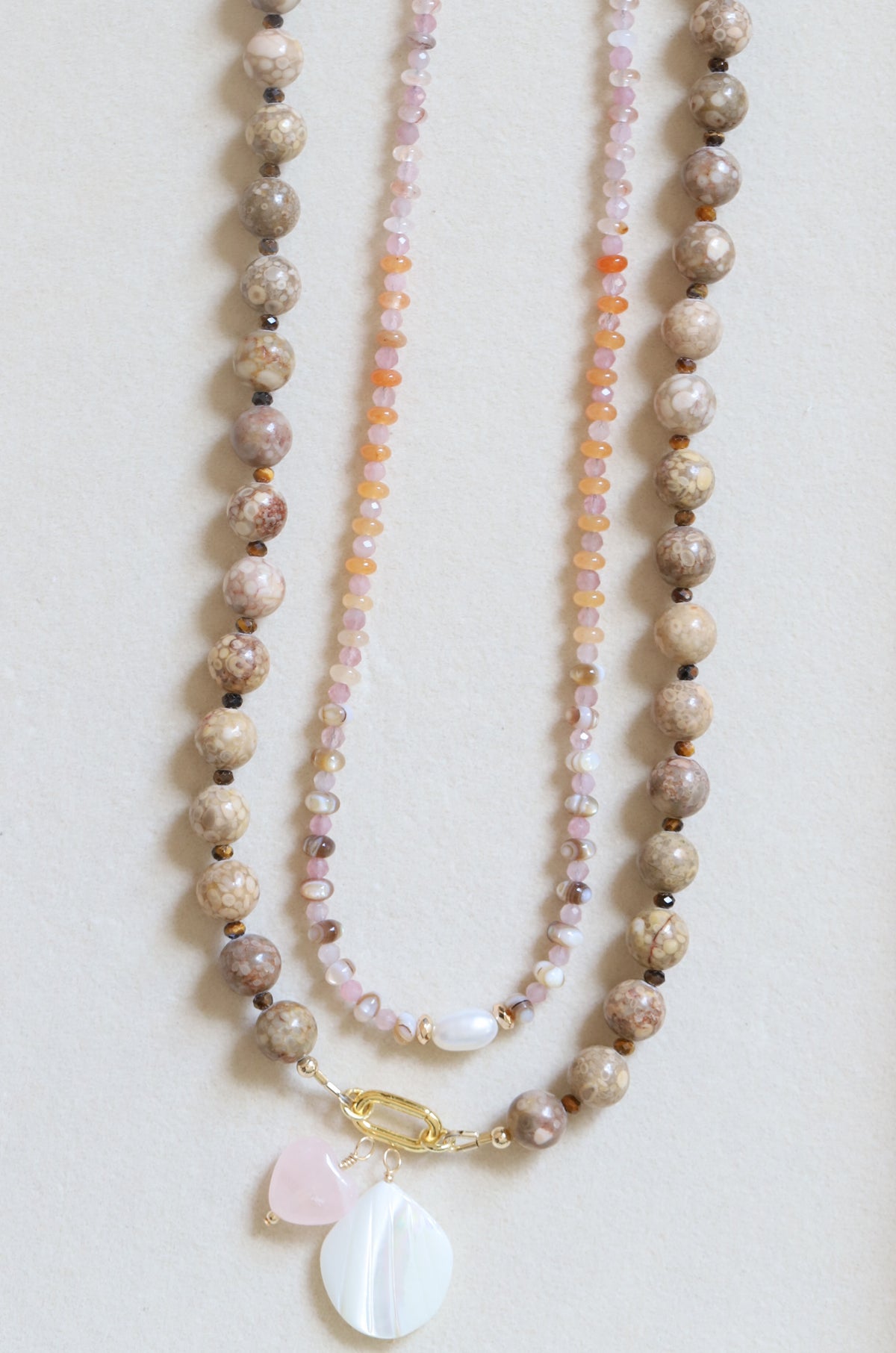 History Repeats Itself Beaded Necklace