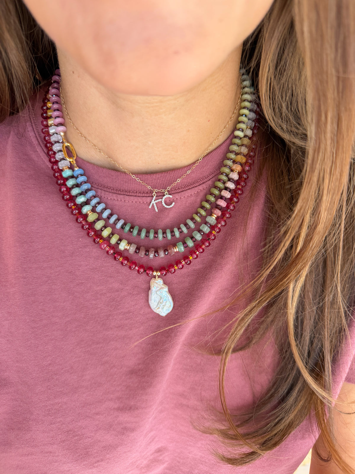 Pick of the Orchard Beaded Necklace