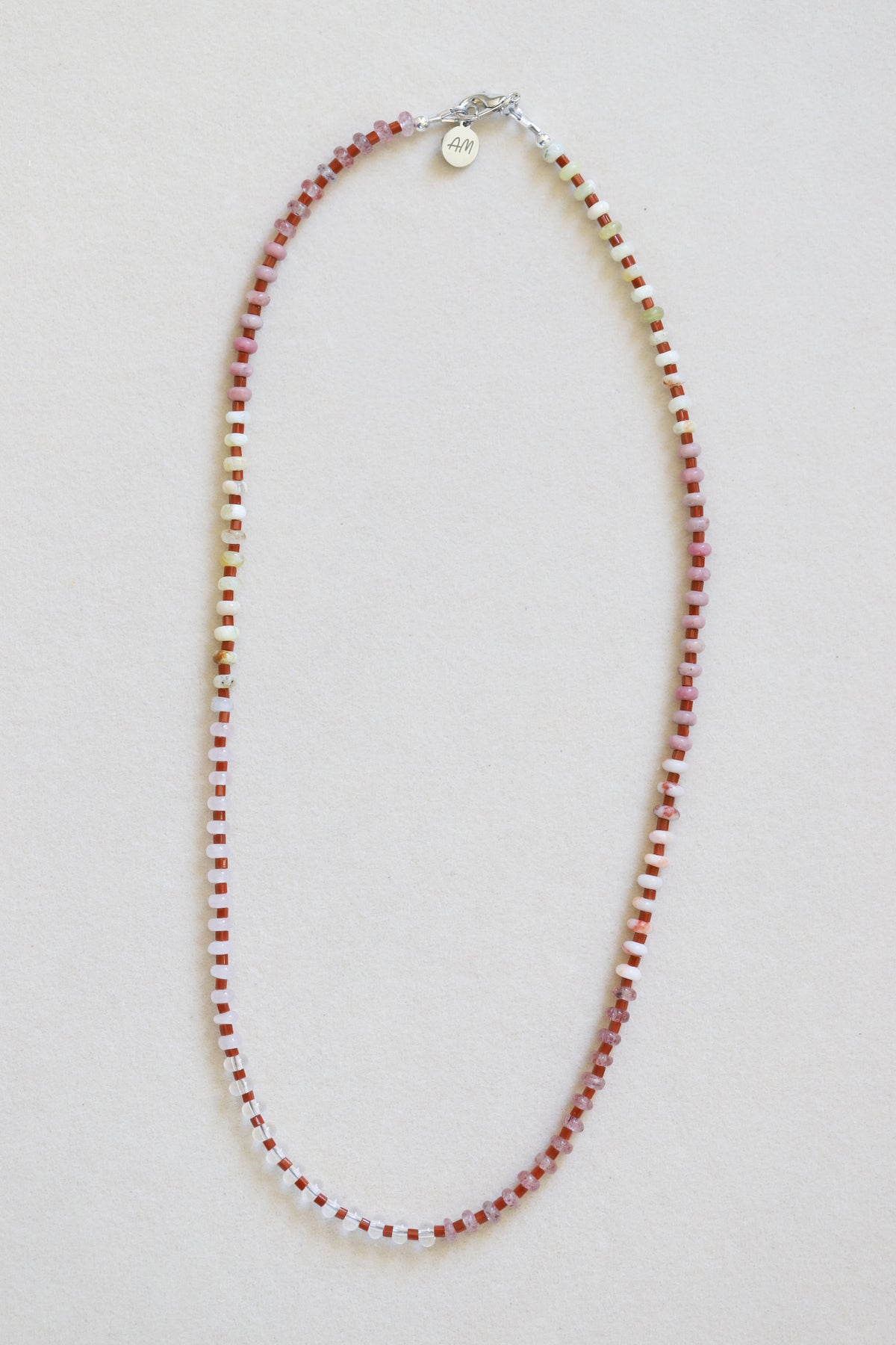 Rosy Cheeks Beaded Necklace
