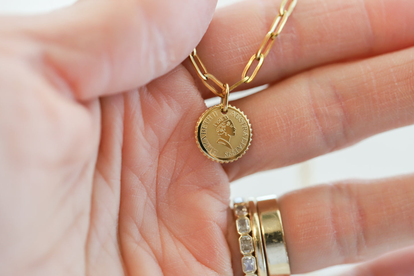 The Monarch Coin Necklace