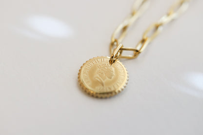 The Monarch Coin Necklace