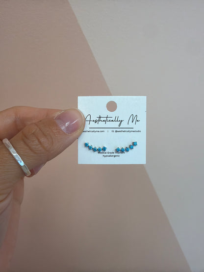 Rhinestone Sleeper Ear Climbers