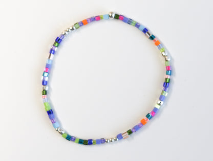 Spill The Tea Glass Bead Bracelet