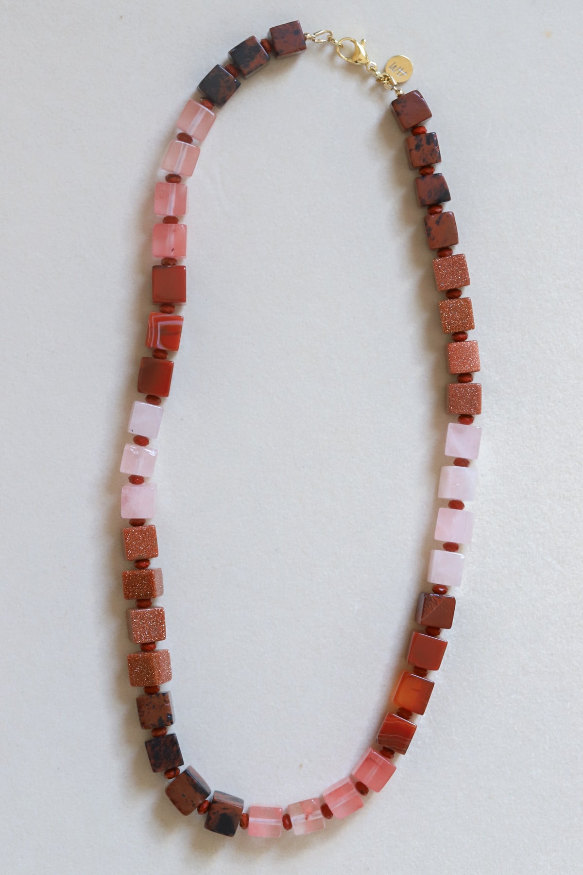 Around the Block Beaded Necklace
