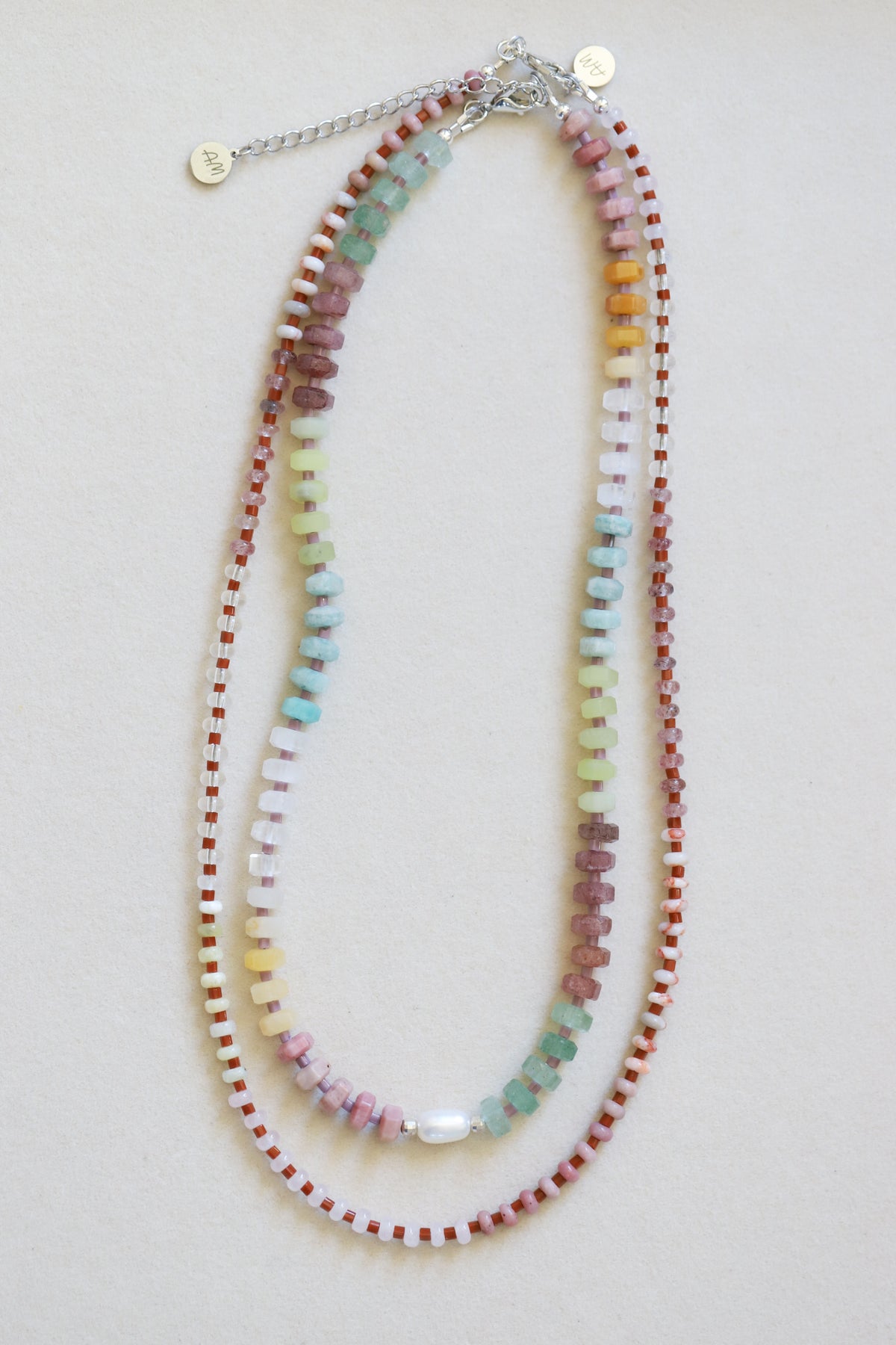 Rosy Cheeks Beaded Necklace