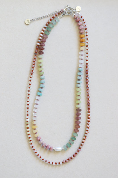 Rosy Cheeks Beaded Necklace
