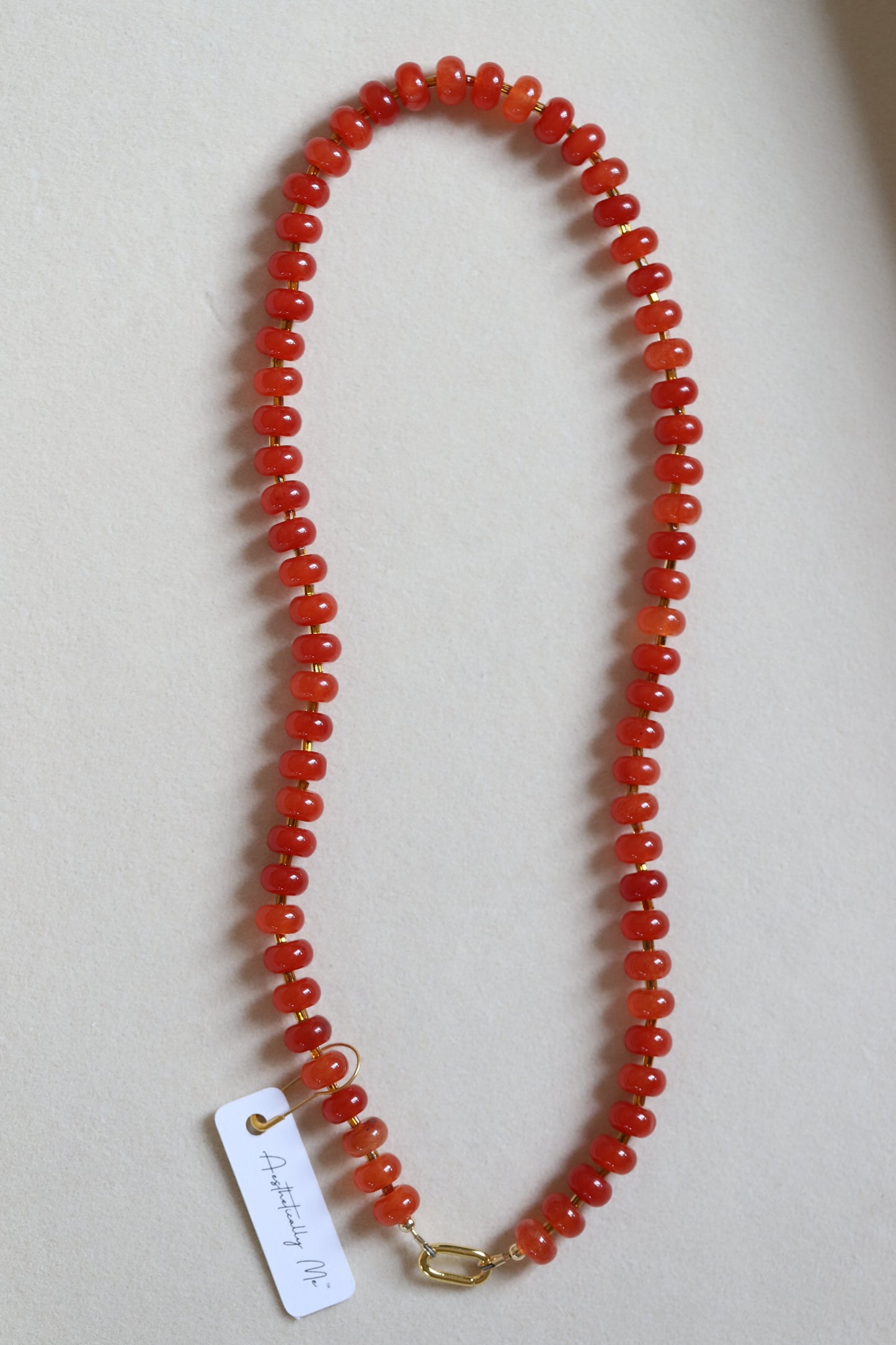 Spit Fire Beaded Necklace