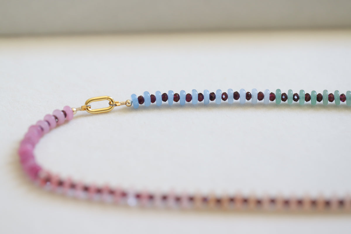 September Sangria Beaded Necklace