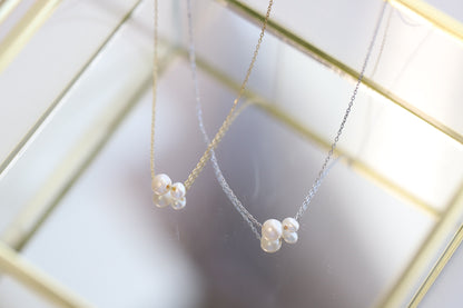 Double Pearl Necklace