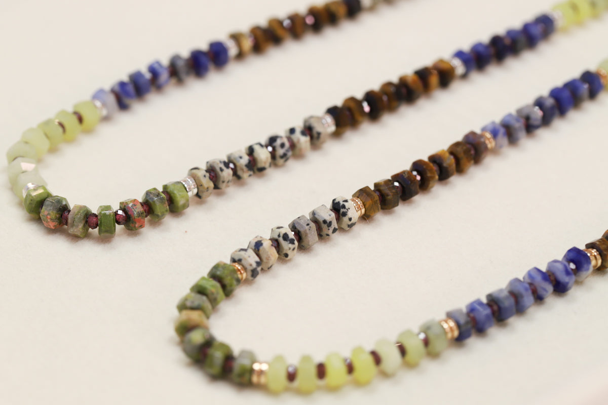 Against The Grain Beaded Necklace