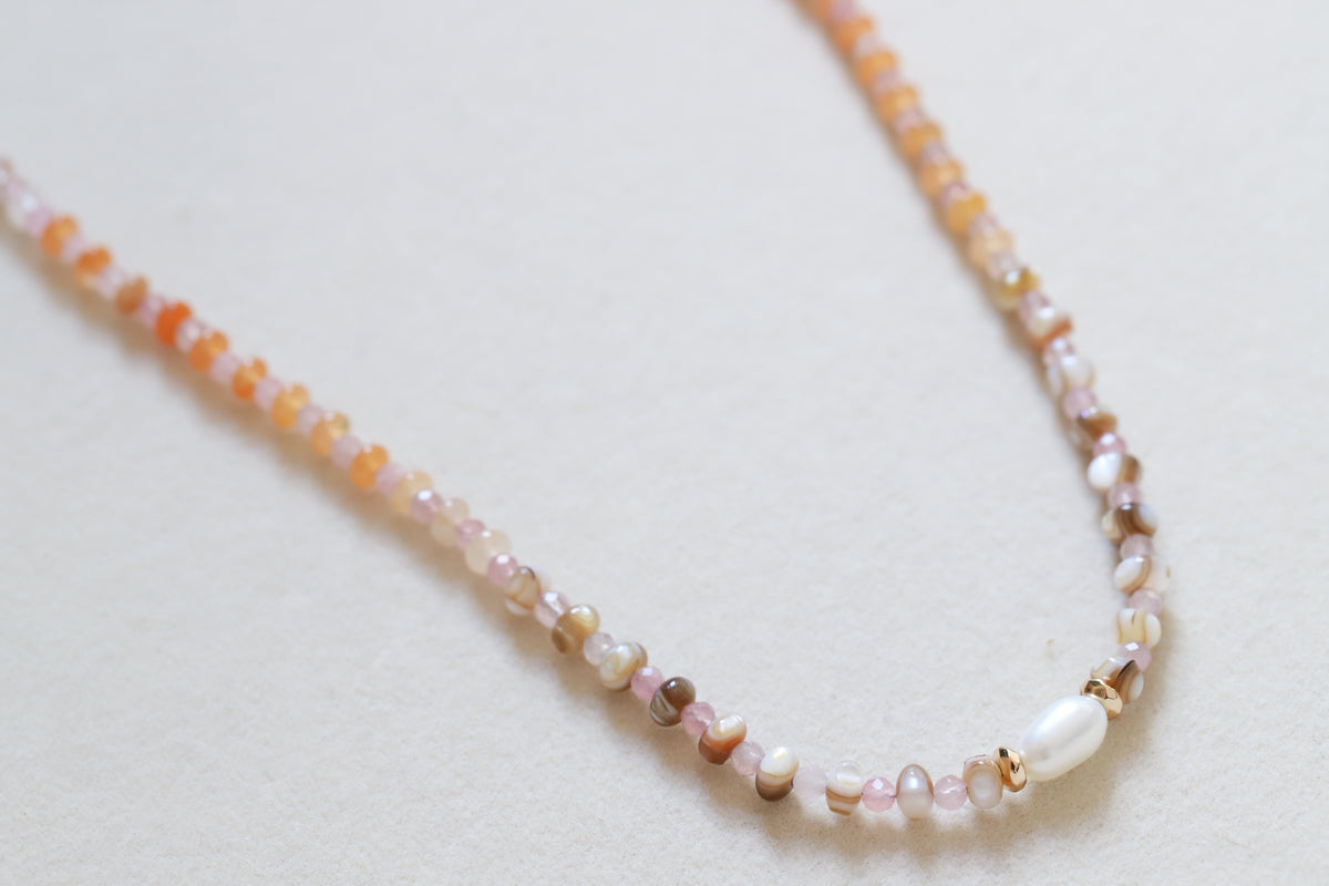 Warm Regards Beaded Necklace