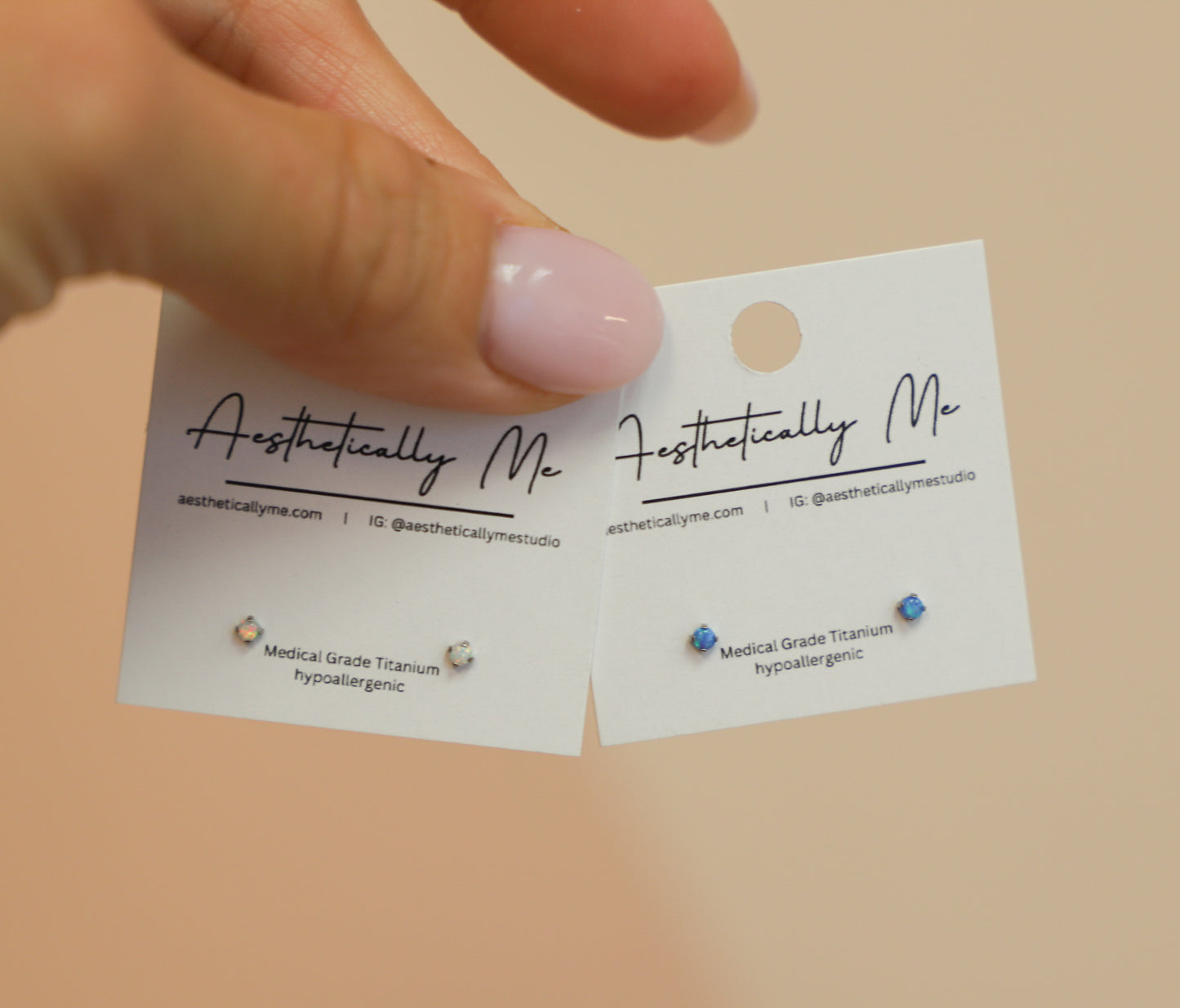 2mm Opal Sleeper Studs