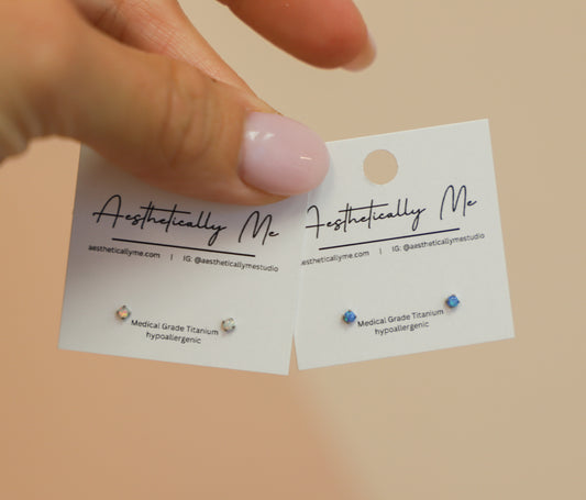 2mm Opal Sleeper Studs