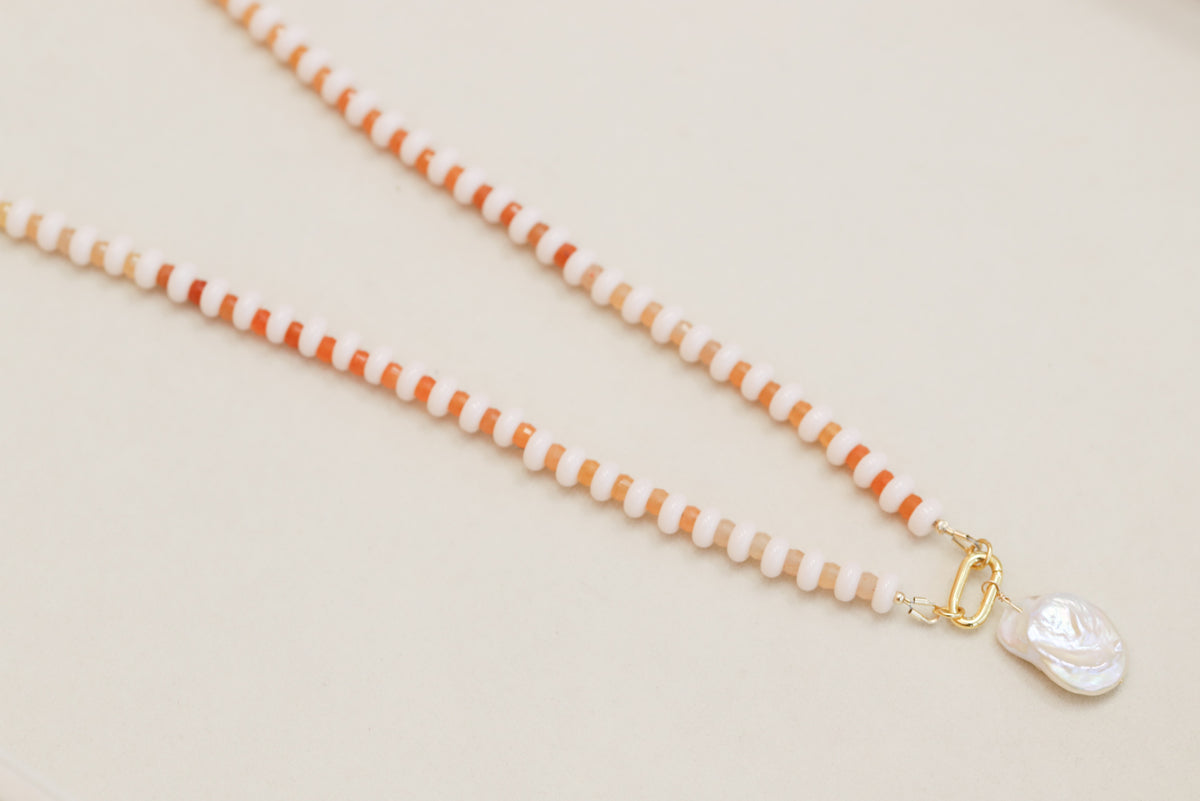 Cream Of The Crop Beaded Necklace