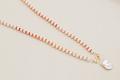 Cream Of The Crop Beaded Necklace