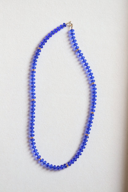 Blue Jean Baby Beaded Necklace