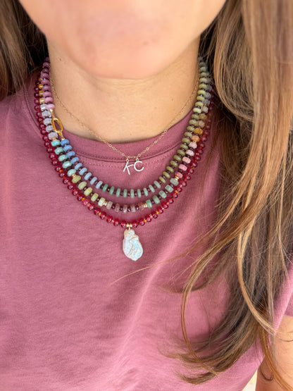 September Sangria Beaded Necklace