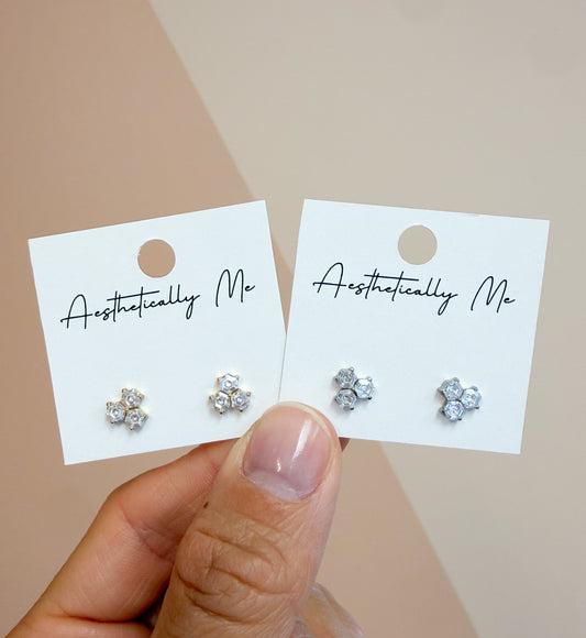 Honey Comb Sleeper Studs