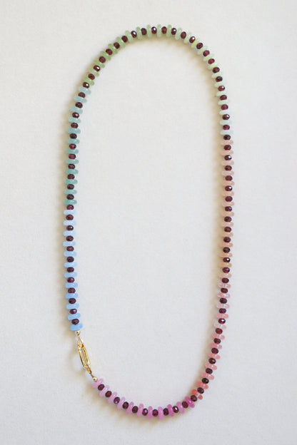 September Sangria Beaded Necklace