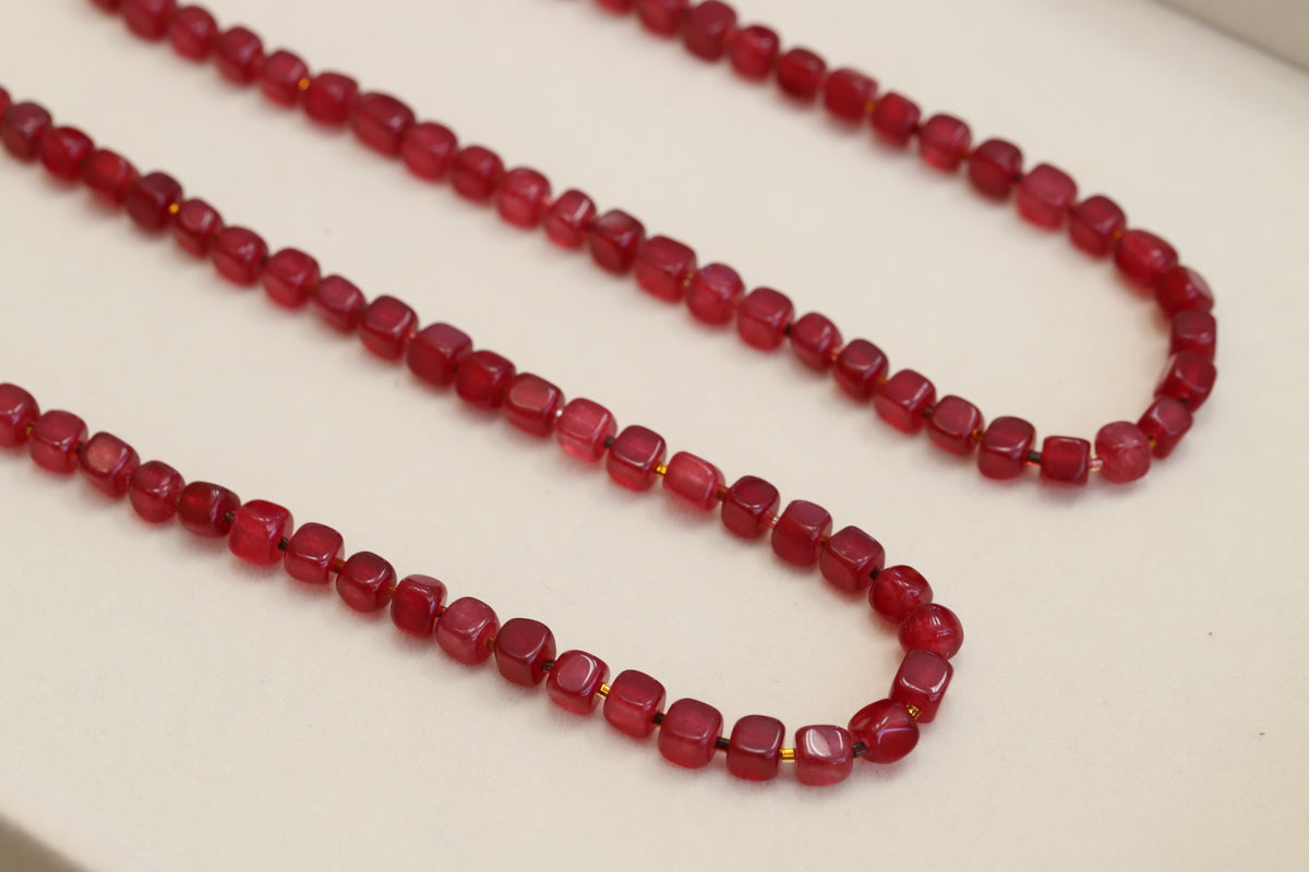 Apple of My Eye Beaded Necklace