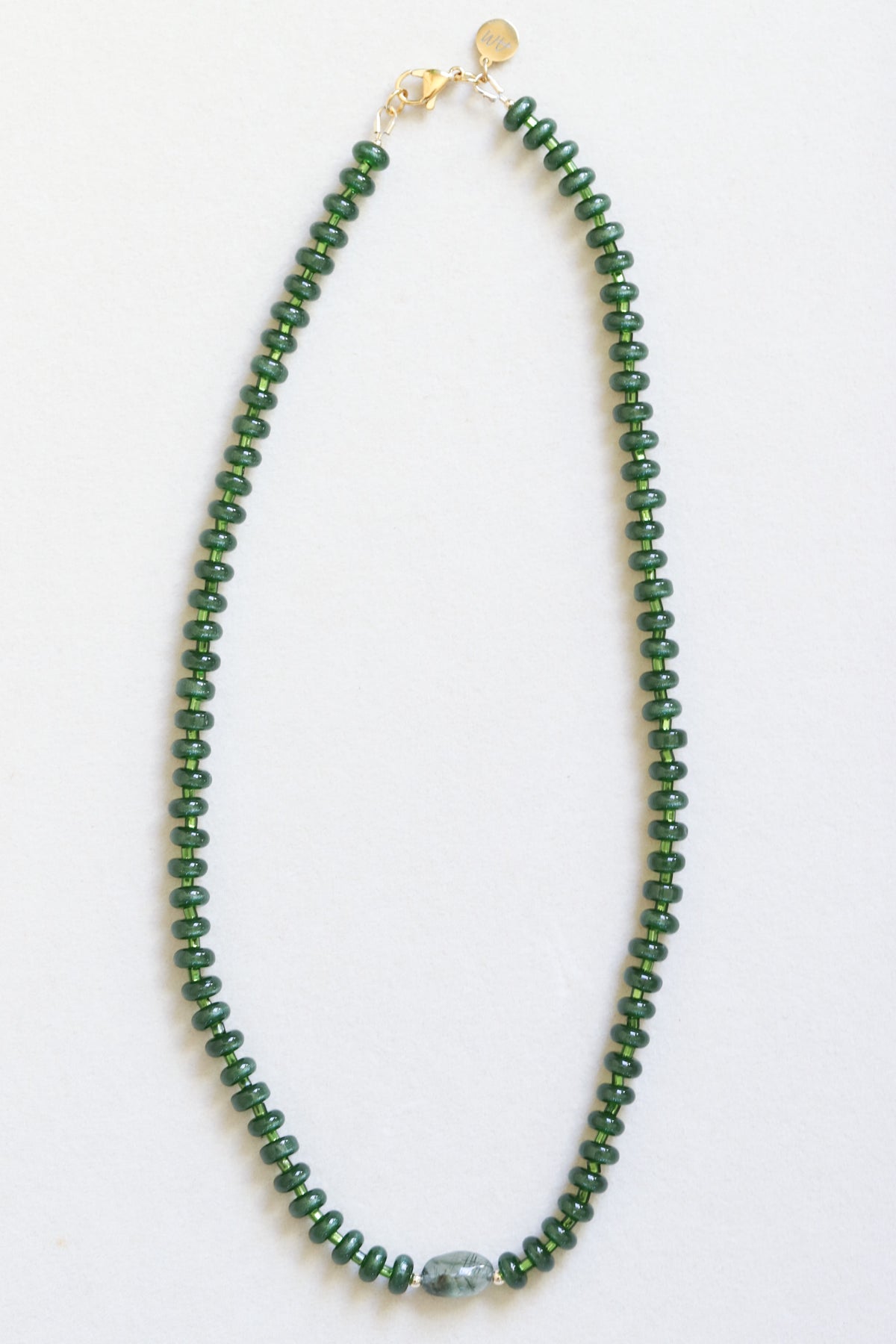 Mossy Little Thing Beaded Necklace