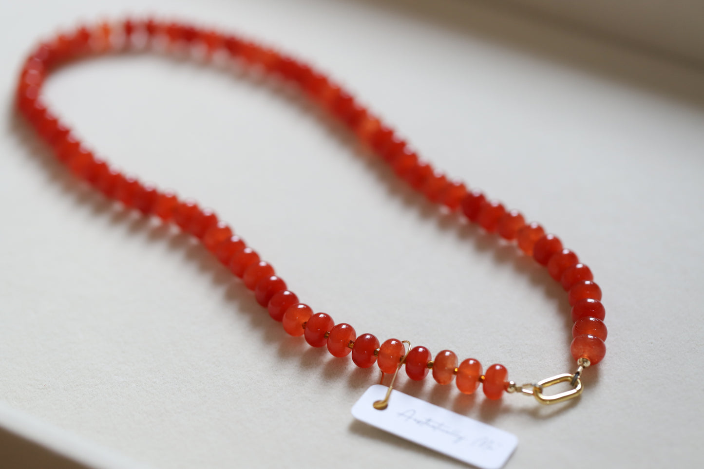 Spit Fire Beaded Necklace