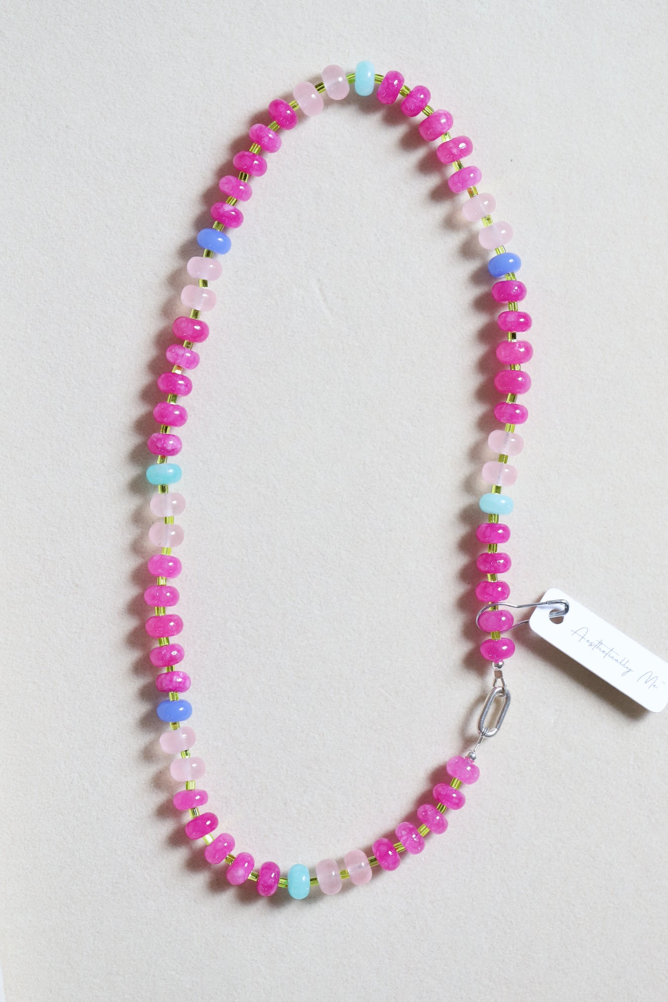 Double Down Beaded Necklace