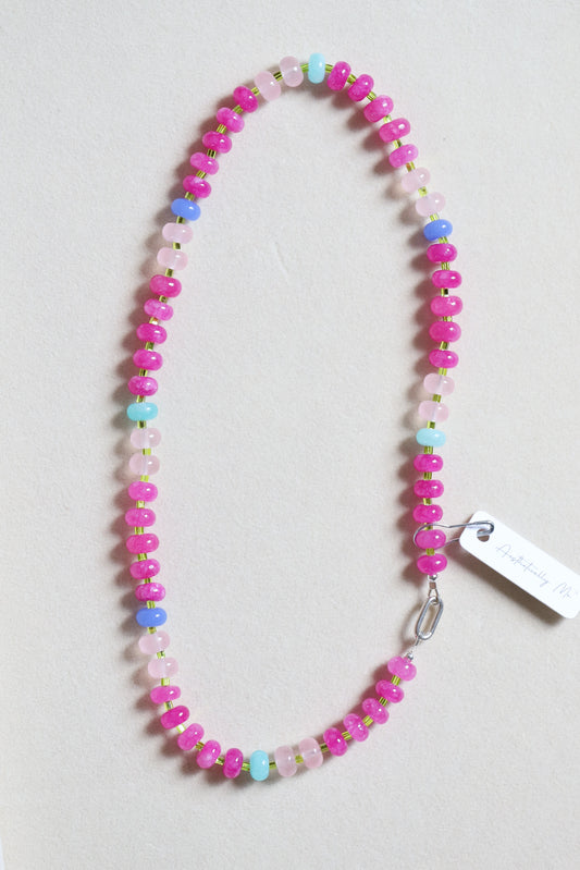 Double Down Beaded Necklace