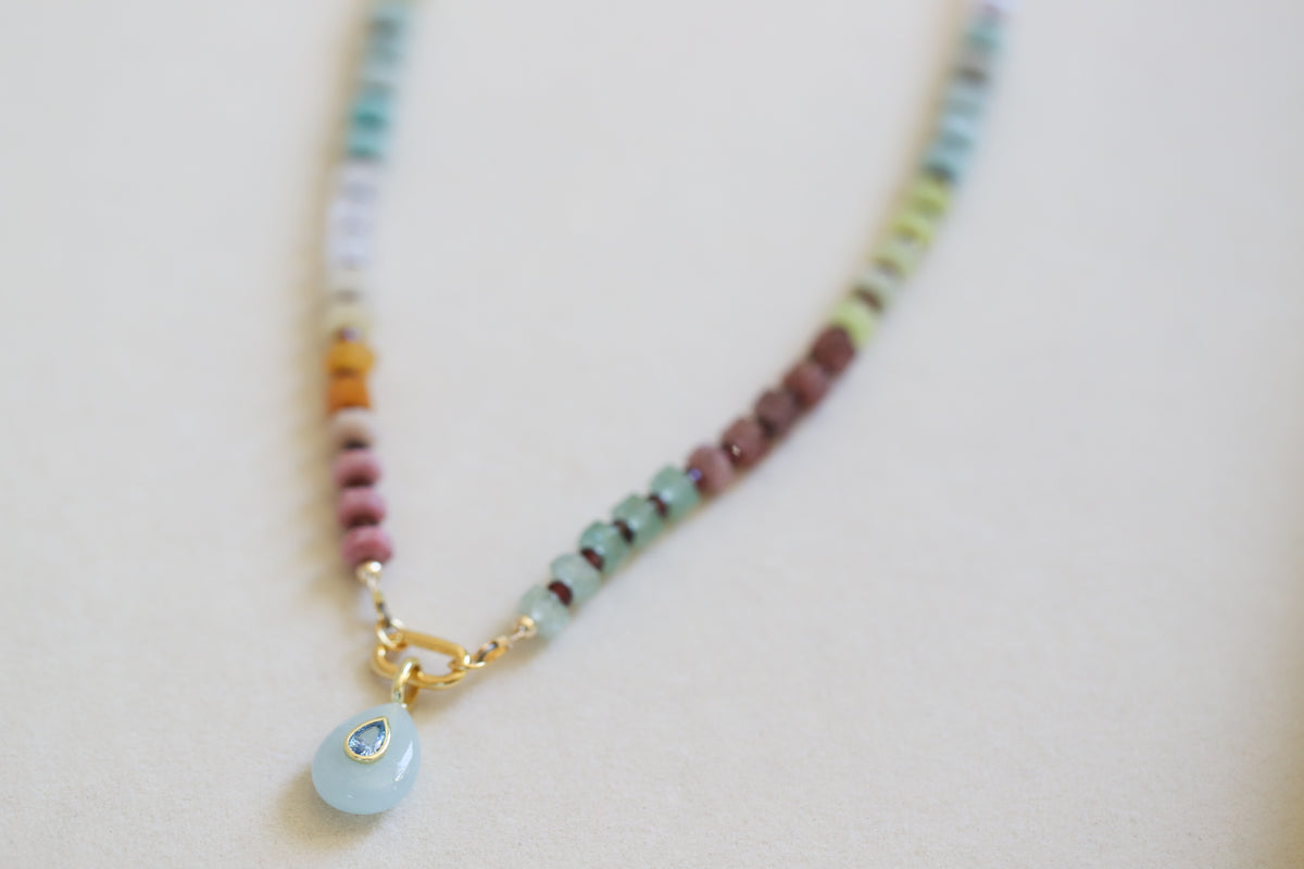 Autumn In The Air Beaded Necklace