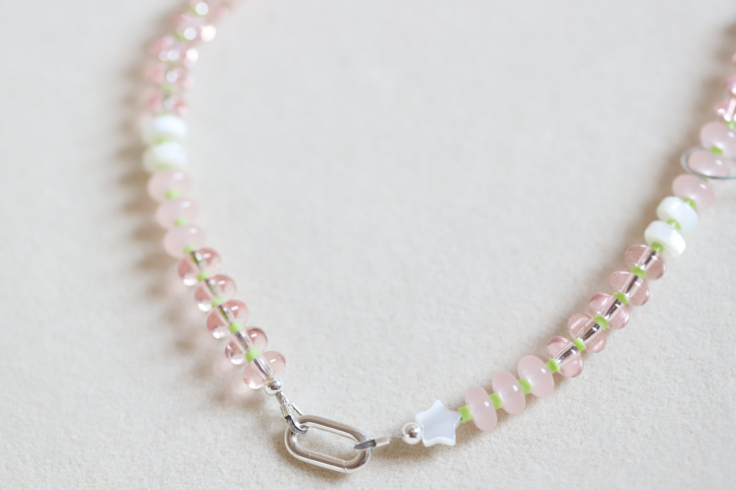 Champagne Problems Beaded Necklace