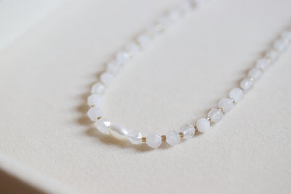 Pearl Snap Beaded Necklace