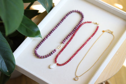 Pick of the Orchard Beaded Necklace