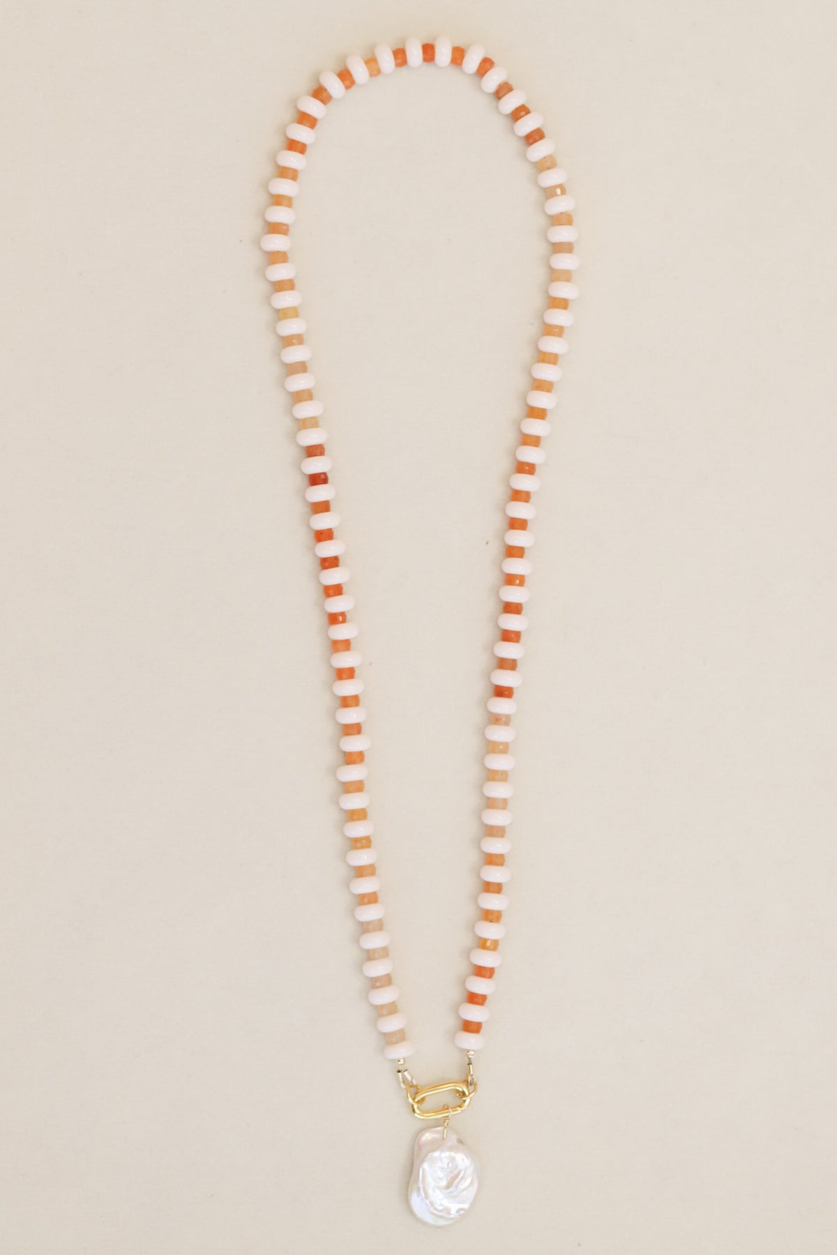 Cream Of The Crop Beaded Necklace