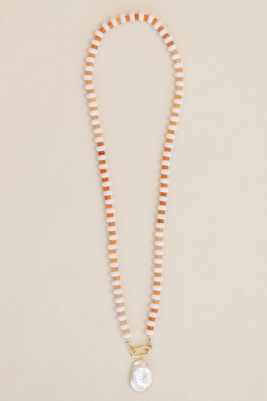 Cream Of The Crop Beaded Necklace