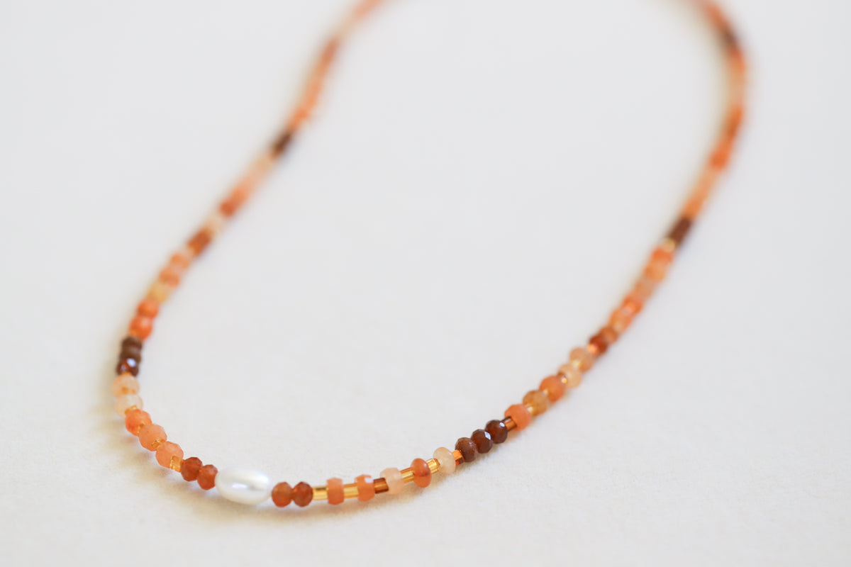 Cider Season Beaded Necklace