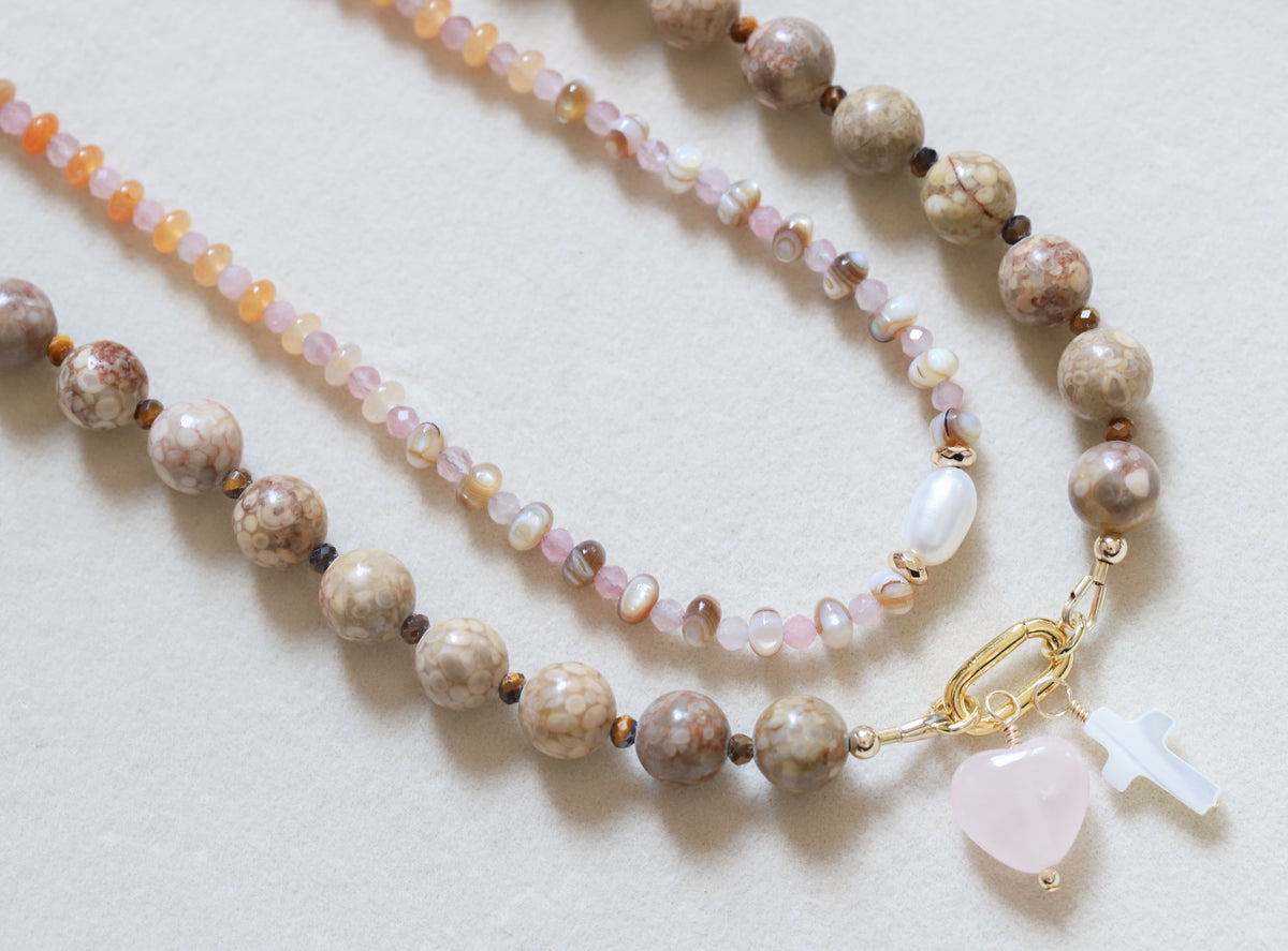 History Repeats Itself Beaded Necklace
