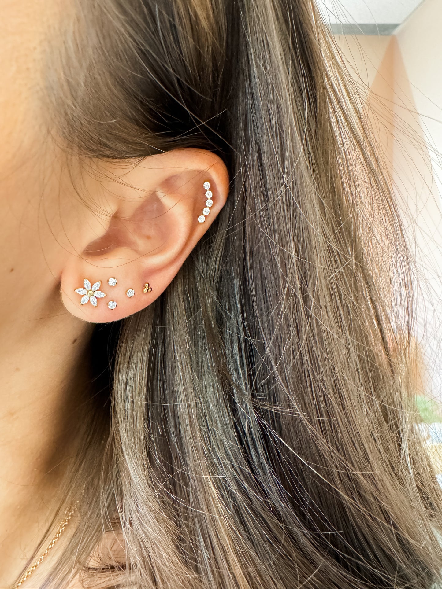 Daisy Sleeper Studs