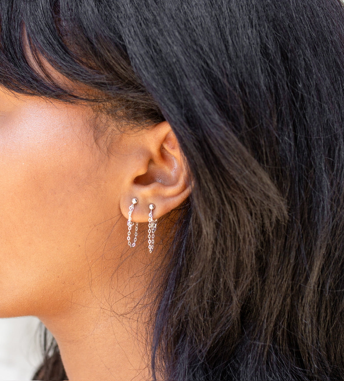 Dainty Dangle Studs